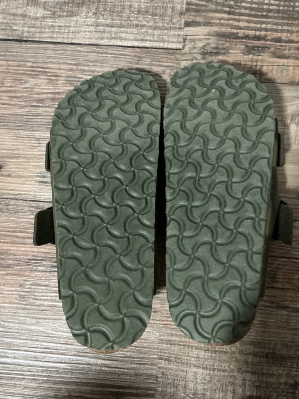 Birkenstock Arizona Camo Green Two-Strap Sandals - Picture 8 of 8